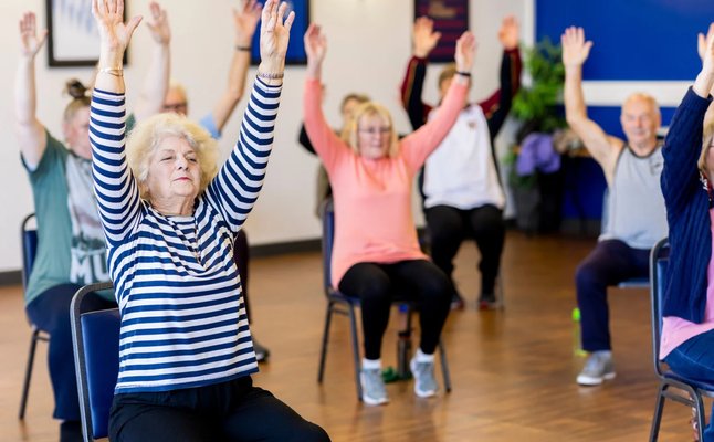 Seniors Exercising