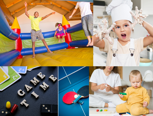 Kids Holiday Club. collage